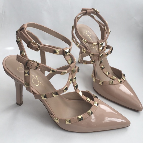 Jessica Simpson Shoes - Jessica SimpsonSTUNNING Patent Leather stud pumps